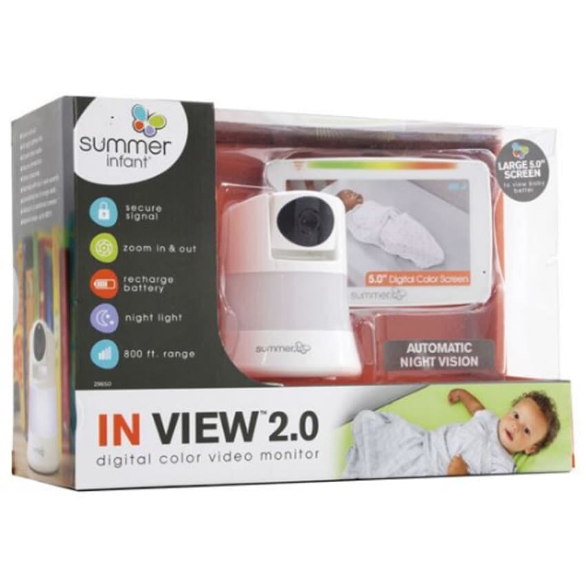 Summer infant in view cheap 2.0 color video monitor