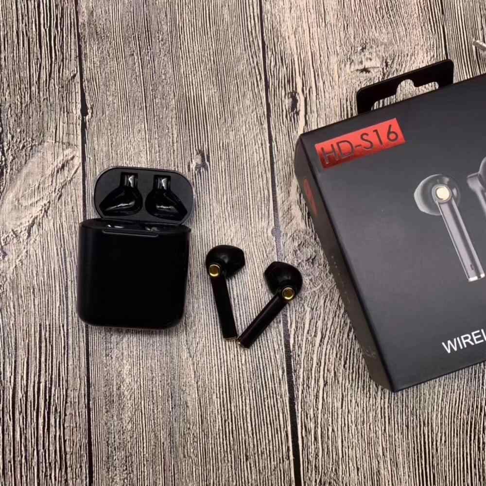 audifonos earbuds bluetooth wireless pop up black